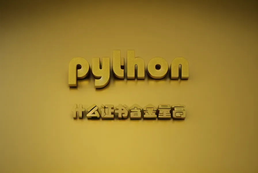 总结目前4个含金量高的python编程认证