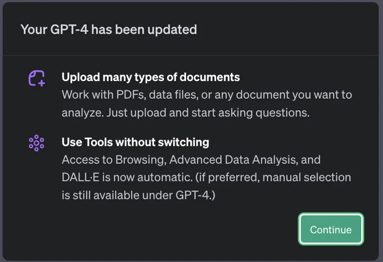 新版 ChatGPT：一站式访问所有 GPT-4 工具